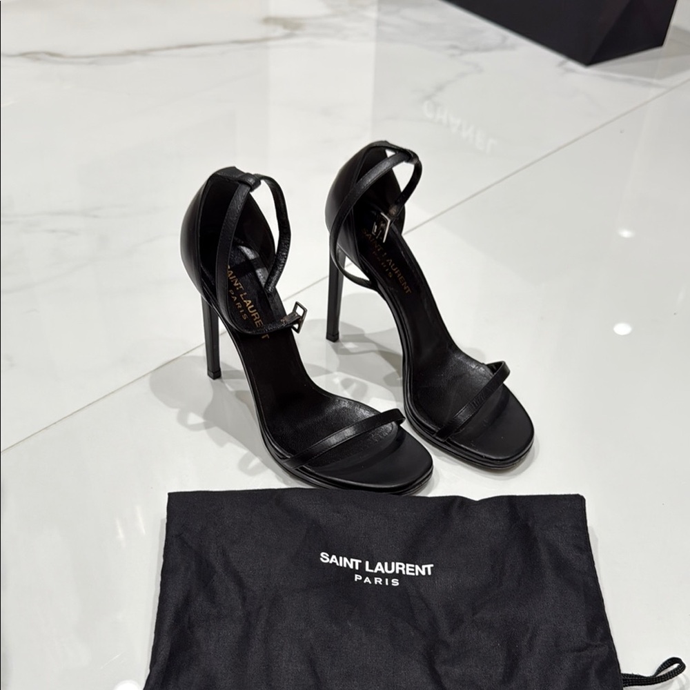 Saint Laurent Black Sophisticated Heels